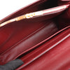 Celine Sac 16 Medium Smooth Leather 2Way Handbag in Burgundy Secondhand