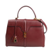 Celine Sac 16 Medium Smooth Leather 2Way Handbag in Burgundy Secondhand