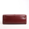 Celine Sac 16 Medium Smooth Leather 2Way Handbag in Burgundy Secondhand