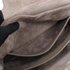Celine Sac 16 Medium Grained Leather Shoulder Bag in Gray Secondhand
