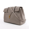 Celine Sac 16 Medium Grained Leather Shoulder Bag in Gray Secondhand