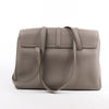 Celine Sac 16 Medium Grained Leather Shoulder Bag in Gray Secondhand