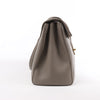 Celine Sac 16 Medium Grained Leather Shoulder Bag in Gray Secondhand