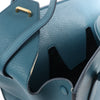 Celine Tie Knot Leather Handbag in Blue Secondhand