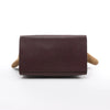 CELINE Trapeze Leather x Suede 2Way Handbag in Navy Blue x Brown x Burgundy Secondhand