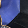 CELINE Trapeze Leather x Suede 2Way Handbag in Brown x Navy Blue x Black Secondhand