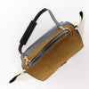 Secondhand CELINE Trapeze Leather x Suede 2Way Handbag in Brown, Black, White
