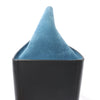 CELINE Trapeze Leather x Suede 2Way Handbag in Blue x Black Secondhand