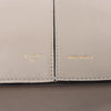 Celine Tri-Fold Leather Shoulder Bag in Greige Secondhand