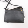 Secondhand Celine Trio Small Leather Crossbody bag in Black