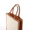 Secondhand Celine Vertical Cabas Large Canvas x Leather Handbag in Beige