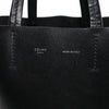 CELINE Cabas Vertical Small Leather 2Way Handbag in Black Secondhand