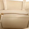 Celine Vertical Cabas Phantom Small Leather 2Way Shoulder Bag in White Secondhand