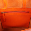 Secondhand CELINE Cabas Vertical Small Leather 2Way Handbag in Orange