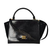 Celine Trapèze bag in black patent leather