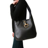 Céline vintage black leather shoulder bag