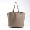 Celine Cabas Phantom Small Leather Shoulder Bag in Taupe Secondhand