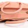 CELINE Luggage Micro Leather Handbag in Pink Secondhand