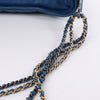 Chanel Gabrielle Doo Chanel Vintage calf Chain Shoulder Bag Blue Gold x Silver Metal Fittings 27113839 Secondhand
