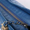 Chanel Gabrielle Doo Chanel Vintage calf Chain Shoulder Bag Blue Gold x Silver Metal Fittings 27113839 Secondhand