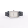 Secondhand Chanel Boyfriend H6955 KTF95332 SS & Leather QZ Silver-Face Watch