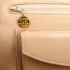 Chanel Chevron Leather Shoulder bag in Beige 1881694 Secondhand