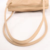 Chanel Chevron Leather Shoulder bag in Beige 1881694 Secondhand