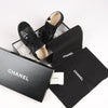 Secondhand CHANEL Coco Mark 11P Suede x Leather Sneakers 37 in Black G25313