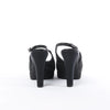 Chanel Coco Mark Leather x Glitter Heels in Black G37586, Size EU 37 C Secondhand