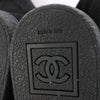 Chanel Coco Mark Matelasse Suede 2WAY Fur Mouton Boots in Black IG26557, Size 38 EU Secondhand