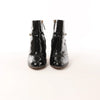 Chanel Coco Mark Patent Leather Ankle Boots in Black G31562, Size 37 C EU Secondhand