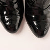 Chanel Coco Mark Patent Leather Ankle Boots in Black G31562, Size 37 C EU Secondhand