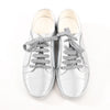 Secondhand Chanel Coco Mark Rubber Sneakers in Silver G32719, Size 38 EU