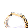 Chanel Premiere XL H0001 GN08533 GP & Leather QZ Black Dial Watch Secondhand