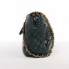 Secondhand Chanel Reissue Accordion Quilted Leather Mix Shoulder Bag in Green