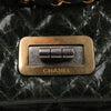 Chanel Reissue Accordion Quilted Leather Mix Shoulder Bag in Green Secondhand