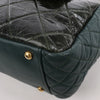 Secondhand Chanel Reissue Accordion Quilted Leather Mix Shoulder Bag in Green