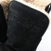 Chanel Sports Suede Leather Shearling Boots in Black G26245, Size 35.5 EU Secondhand