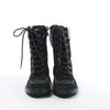 Chanel Sports Suede Leather Shearling Boots in Black G26245, Size 35.5 EU Secondhand
