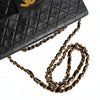 Chanel borsa a tracolla Dekamatrasse 34 Maxi in pelle nera