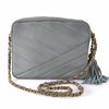 Chanel Camera model shoulder bag with fringe