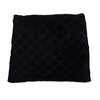 Chanel rare vintage hand warmer bag in black velvet