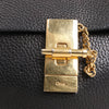 Secondhand Chloe Drew Leather Chain Crossbody Bag in Black