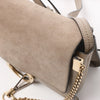 Chloe Faye Suede x Leather Crossbody bag in Beige Secondhand
