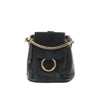 Chloe Faye Leather x Suede Backpack in Black Secondhand