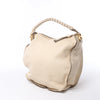 Chloe Marcie Leather Hobo Handbag in Beige Secondhand