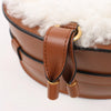 Chloe Marcie Mini Leather x Boa Crossbody Bag in Brown Secondhand