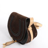 Chloe Marcie Mini Suede x Leather Crossbody Bag in Brown Secondhand