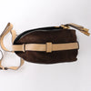 Chloe Marcie Mini Suede x Leather Crossbody Bag in Brown Secondhand