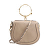 CHLOE Nile Leather Small 2Way Shoulder Bag in Beige Secondhand